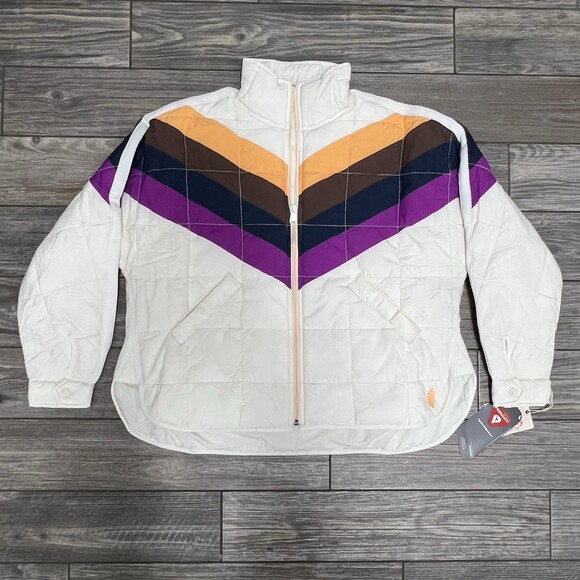 NWT $248 Free People Movement x Hatch Maternity Small Pippa Puffer Jacket Coat - Picture 4 of 15